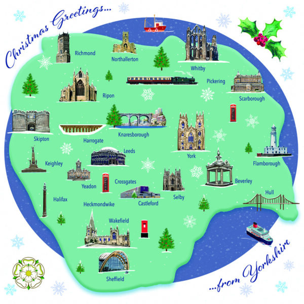 YAC6: Map of Yorkshire