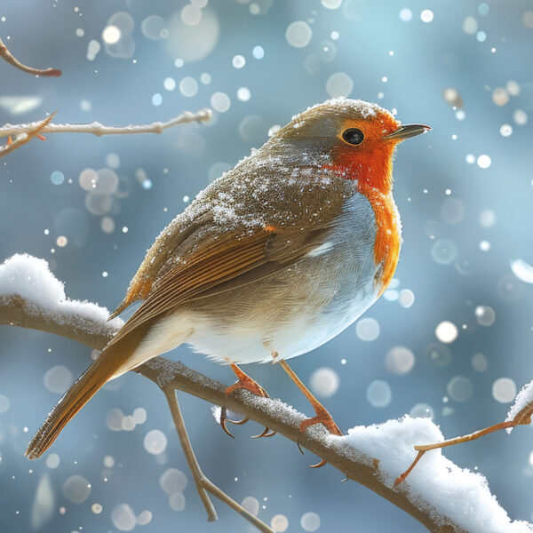 YAC11: Robin in Snow